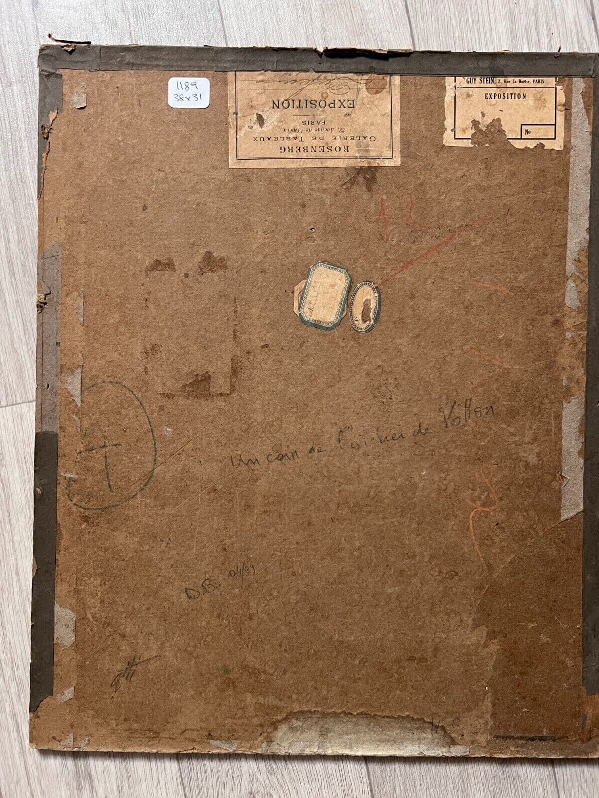 Antique Original Drawing Édouard-Jacques DUFEU	(1836-1900)	Coin de l'Atelier image 5