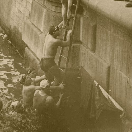 Vintage Photography Original Swimming Championships image 3
