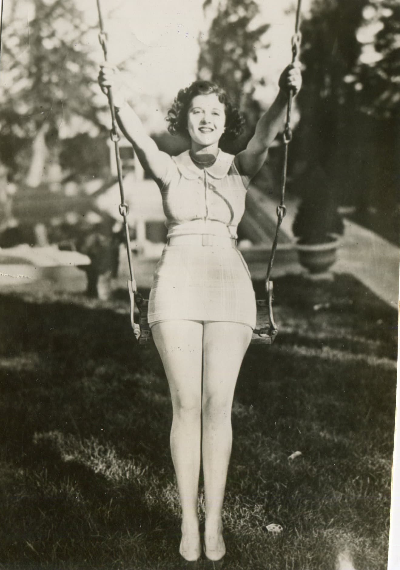 Woman on a Swing Photographs 1920' image 1