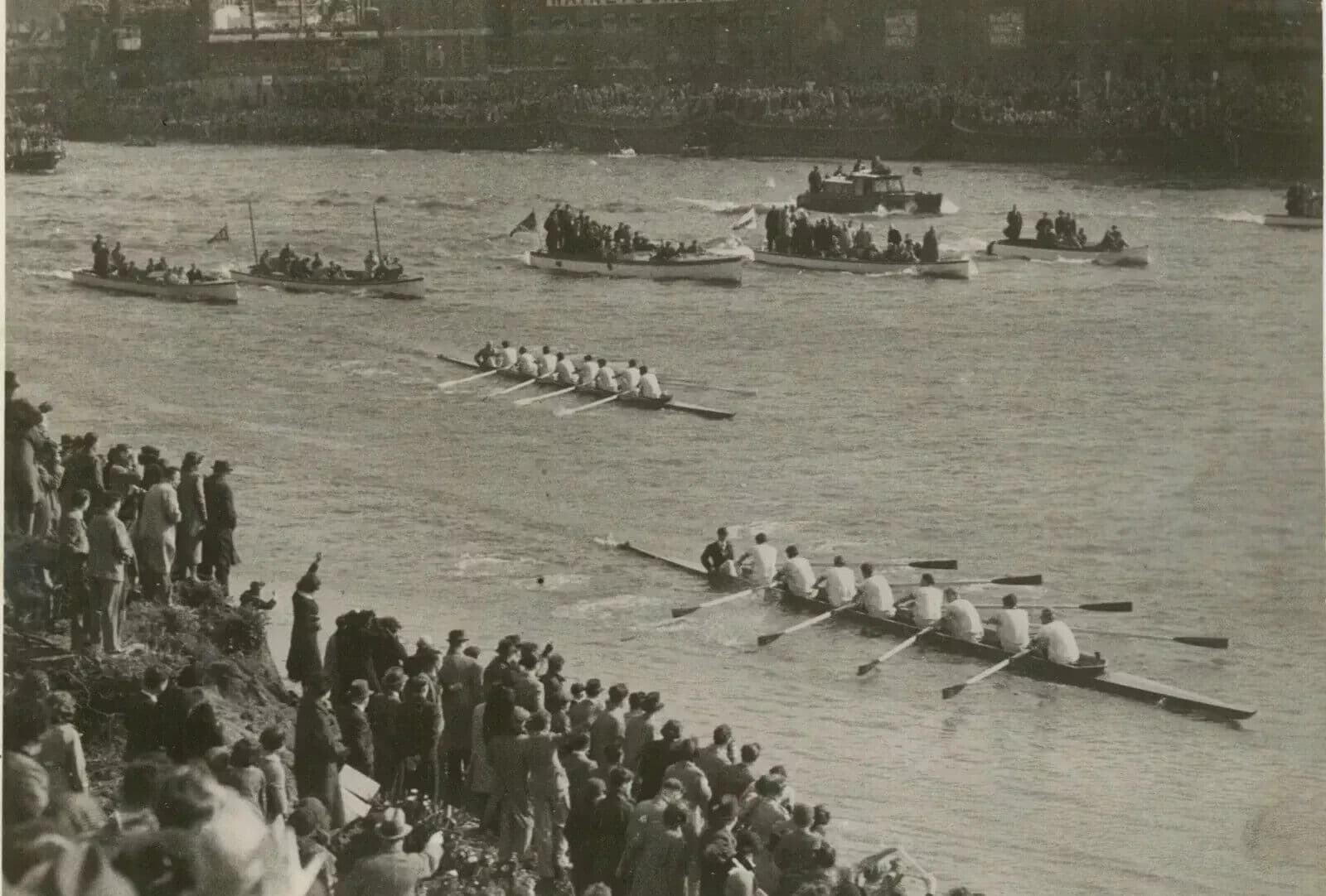 Vintage Photographs Oxford vs Cambridge, Oxford Race Championship c. 1938 image 5