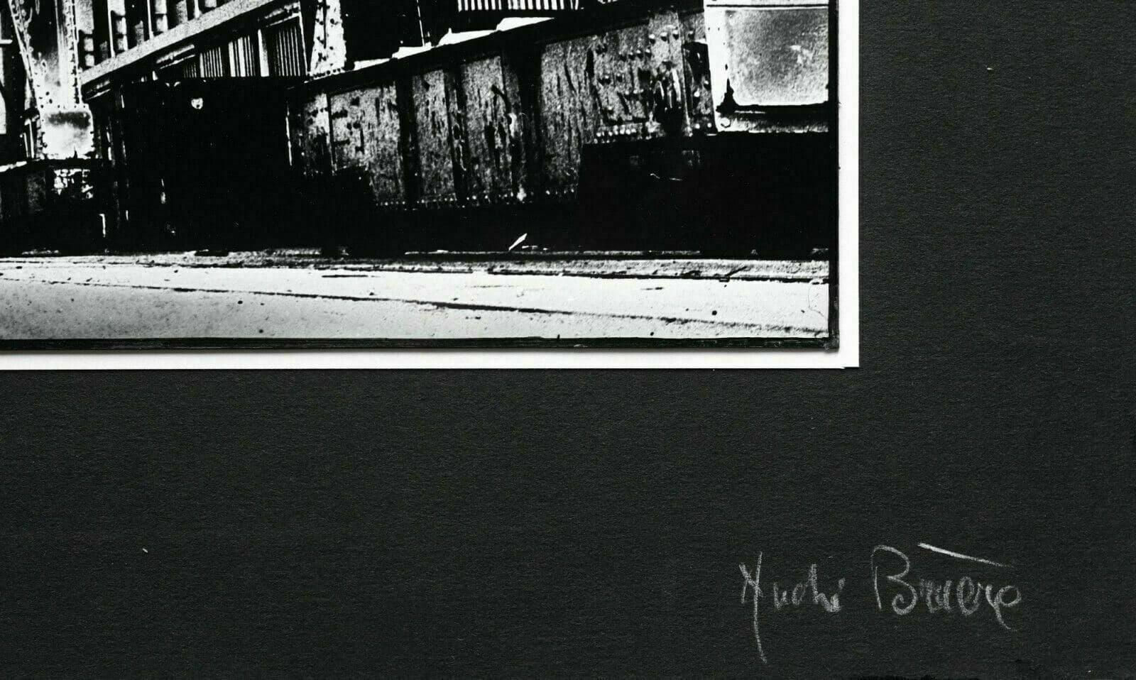 Vintage Photographs ANDRE BRUERE (XXe) Marseille Solarization, Industriel c.1970 image 3