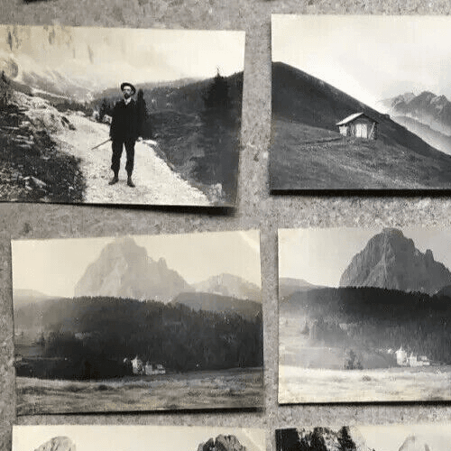 Vintage Photographs Lot x20 Mountain Landscape and People 1902 image 5
