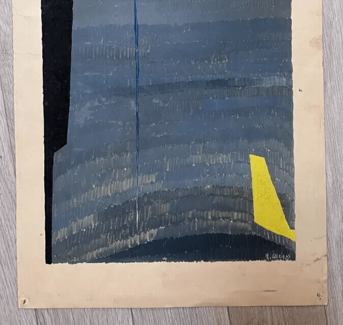Modern Drawing Abstract Robert ASCAIN (1932) image 7