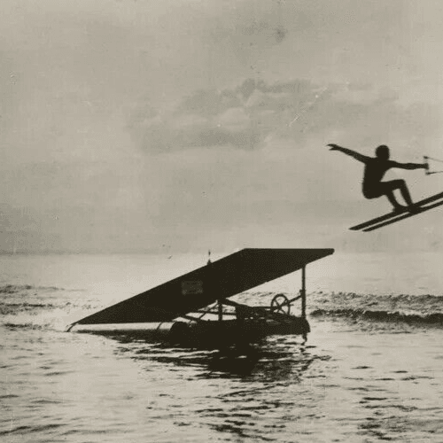 Vintage Photography Original SportWater Ski Championships c. 1950 image 4