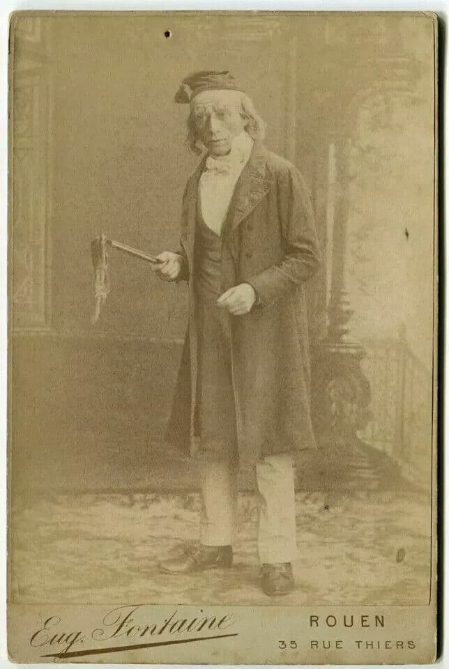 Cabinet Card Photograph Eug.Fontaine - Actor G.Germane ? Dedicated c. 1870 image 5