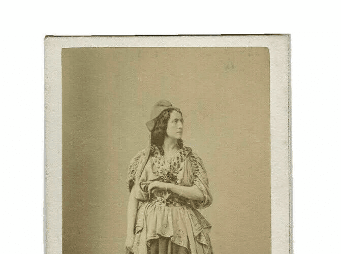 CDV Photographs DISDERI - Adelaide Ristori, Italian Actress Portrait c. 1862 image 3