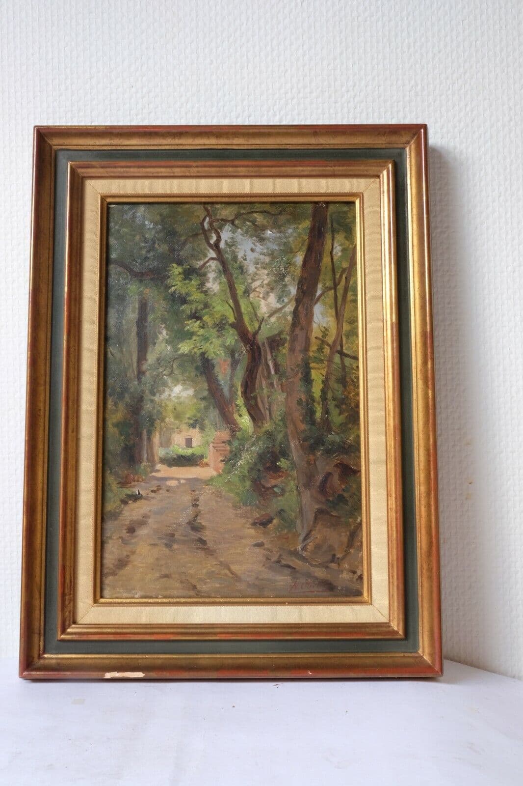 Painting Landscape, Path to House image 1