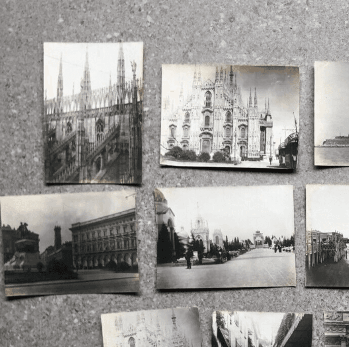 Vintage Photographs Lot x15 Italy Landscape, Milan Cityview 1902 image 3