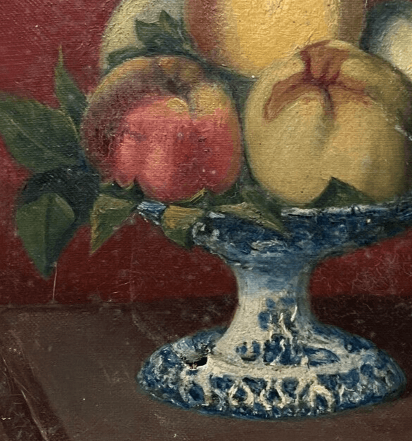 Antique Painting Orginal 19th Still Life Camille BOUCHET (1799-1890) Fruits image 2