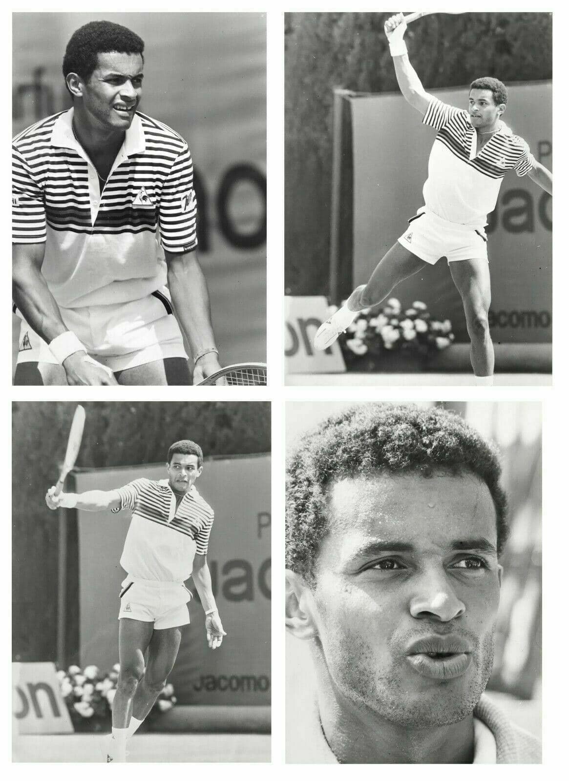 Vintage Photographs AGENCE PRESSE SPORT - Yannick Noah c. 1980 x4