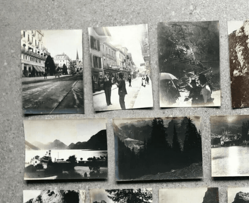 Vintage Photographs Lot x22 Eiger, Fiescherhorn, Wetterhorn, Alpnach 1902 image 7