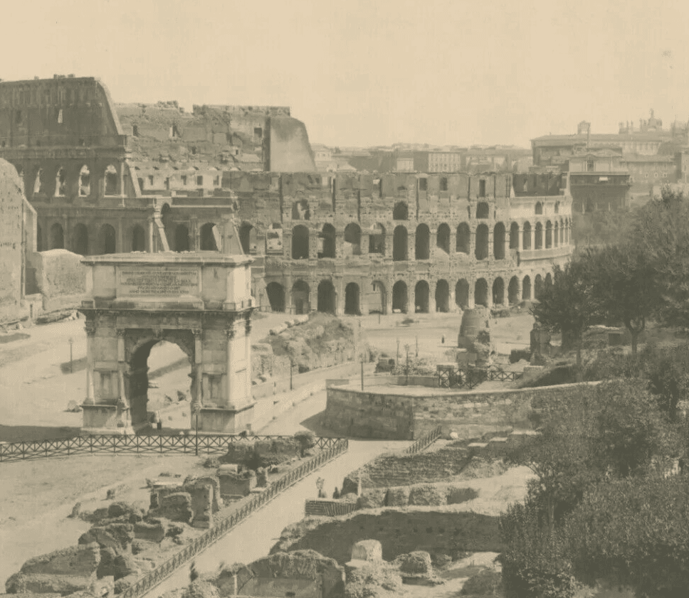 Vintage Photographs Landscape Colosseum, Roma, Italy circa 1900 image 6