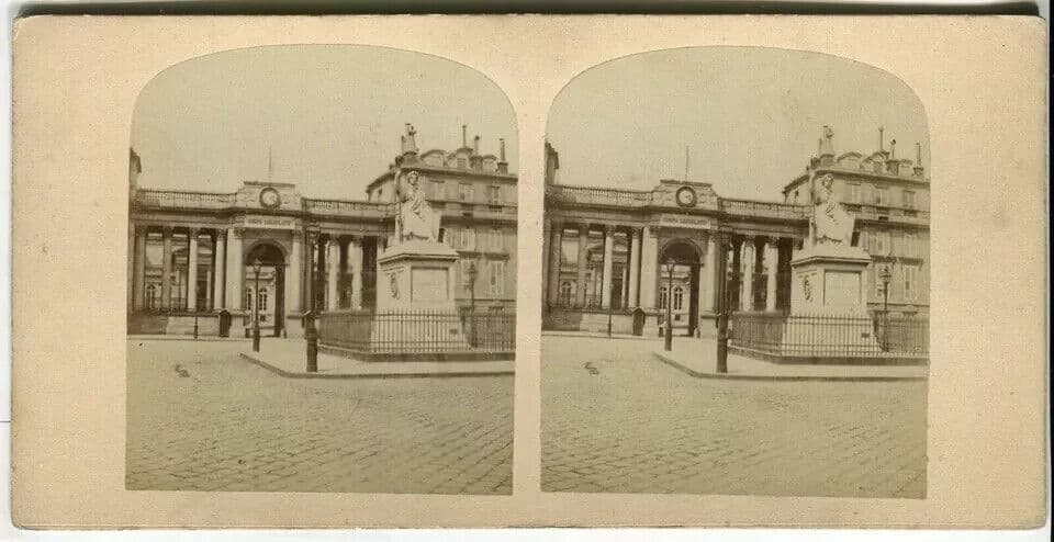 Vintage Stereoview - Legislature Paris - Lecocq-Frêné - Albumen c 1860 image 4