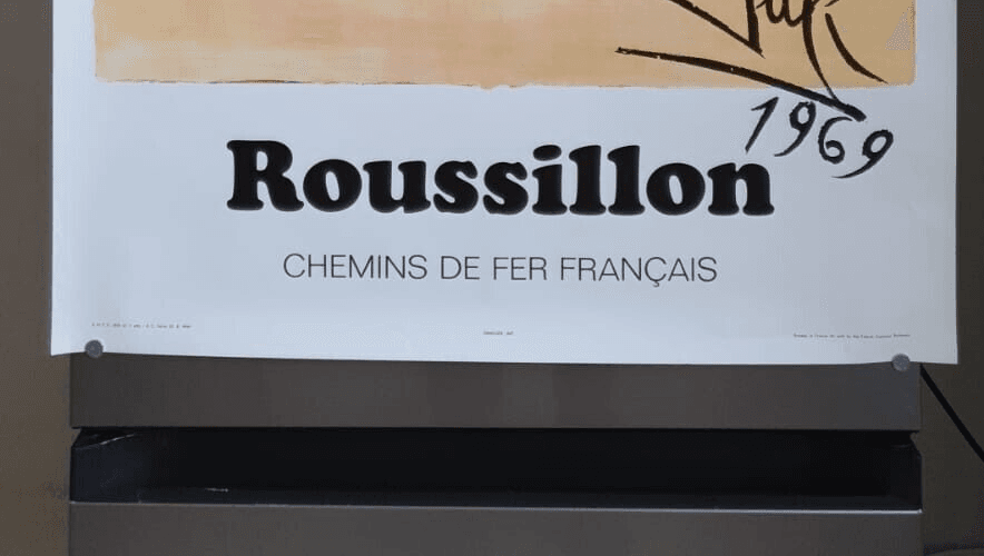 Vintage Original Poster Salvador DALI Roussillon, Abstraction 1969 image 5
