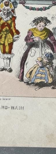 Antique Lithograph - "Théâtre des Marionnettes" (Puppet Theatre) Illustration image 9