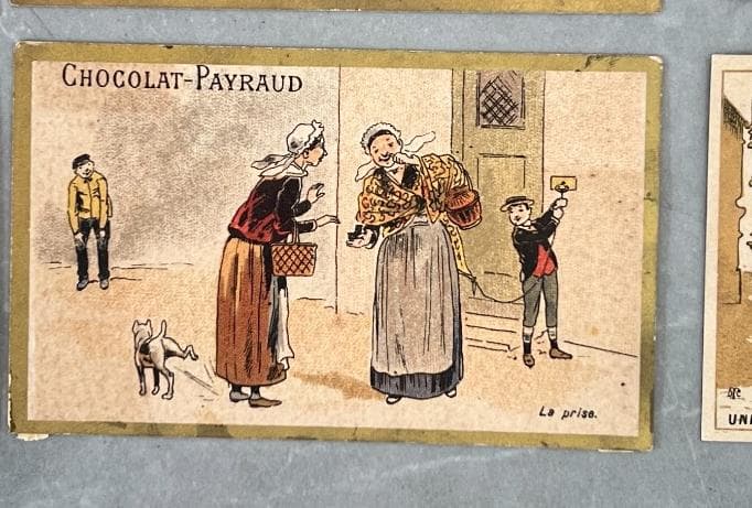 Set of 6 Antique Trade Cards - 19th Century Advertising Illustrations image 6