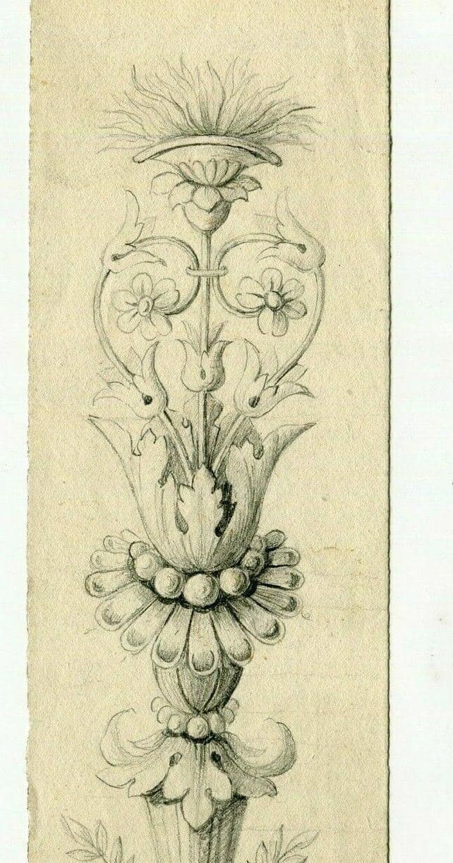 Drawing Ornement, Decoration, Architecture image 1