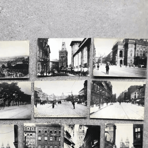 Vintage Photographs Lot x15 Germany Cityview Landscapes 1902 image 8