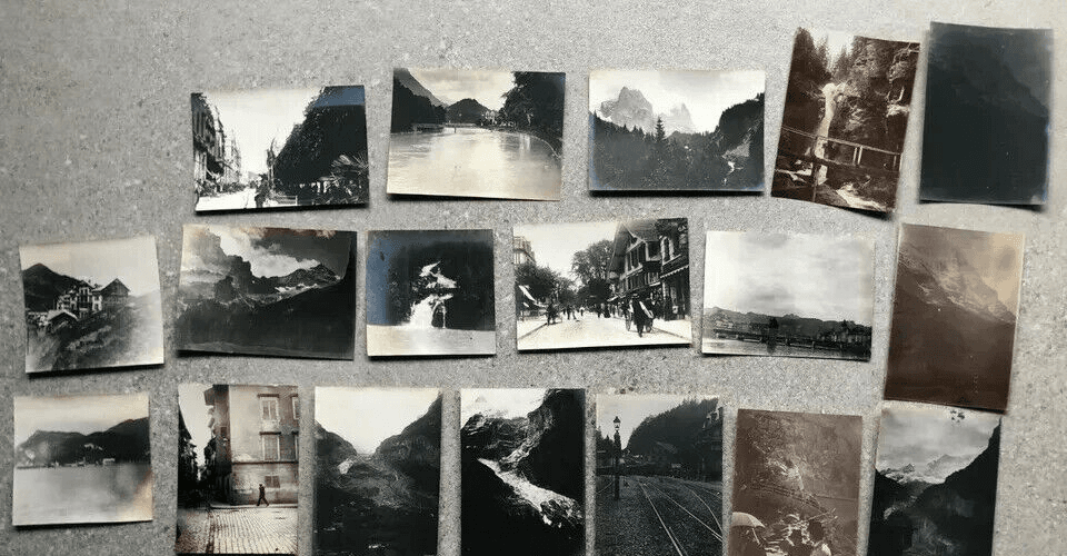 Vintage Photographs 1902 Lucerne, Grindelwald, Interlaken, Wiggilasse x22 image 9