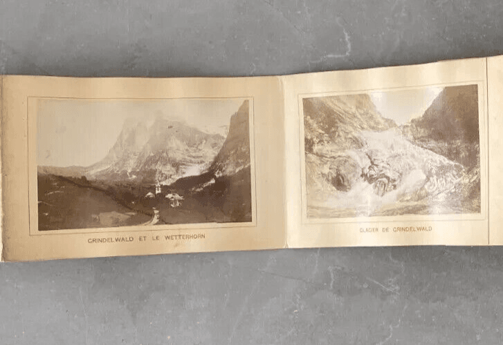 Vintage Photographs Antique Album Oberland Bernois, albumen prints c 1870 image 10