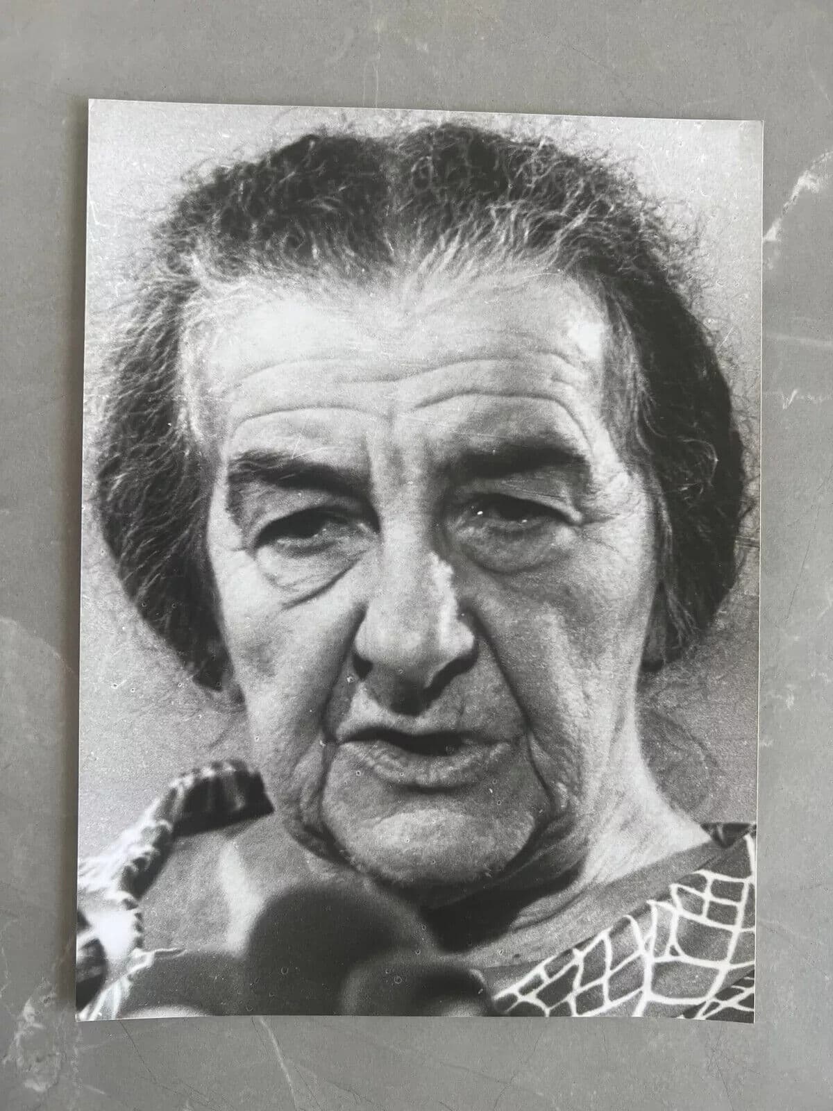Vintage Press Photograph A.F.P - Golda Meir in Tel-Aviv 1973 image 2