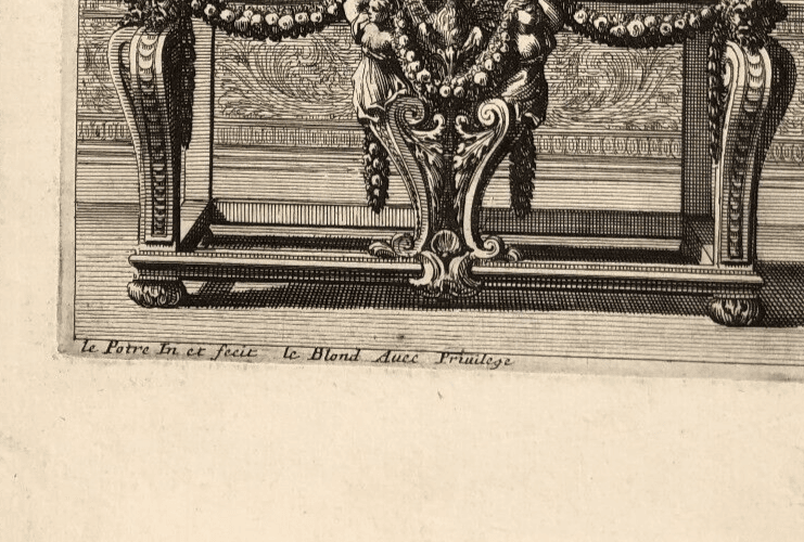 Vintage Etching by Jean Le Pautre (1618–1682) Architecture Architectural image 6