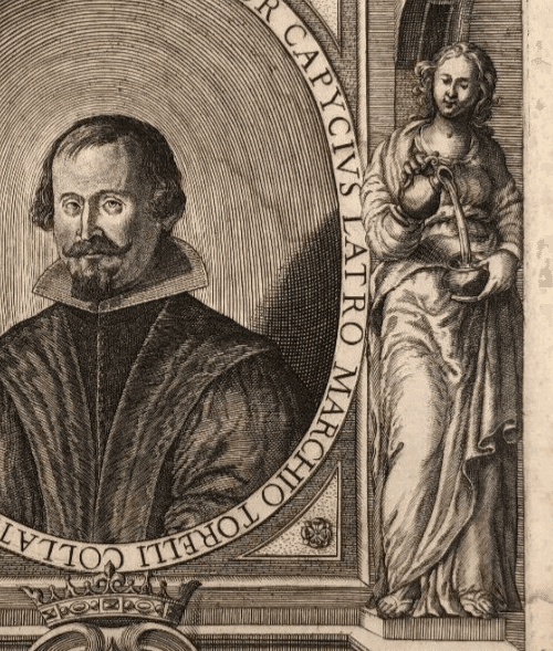 Etching by Domenico GARGIULO (1609-1675) Ettore Capecelatro Portrait image 7