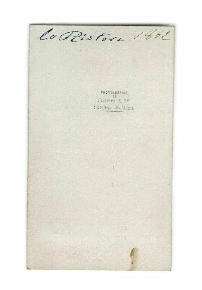 CDV Photographs DISDERI - Adelaide Ristori, Italian Actress Portrait c. 1862 image 6