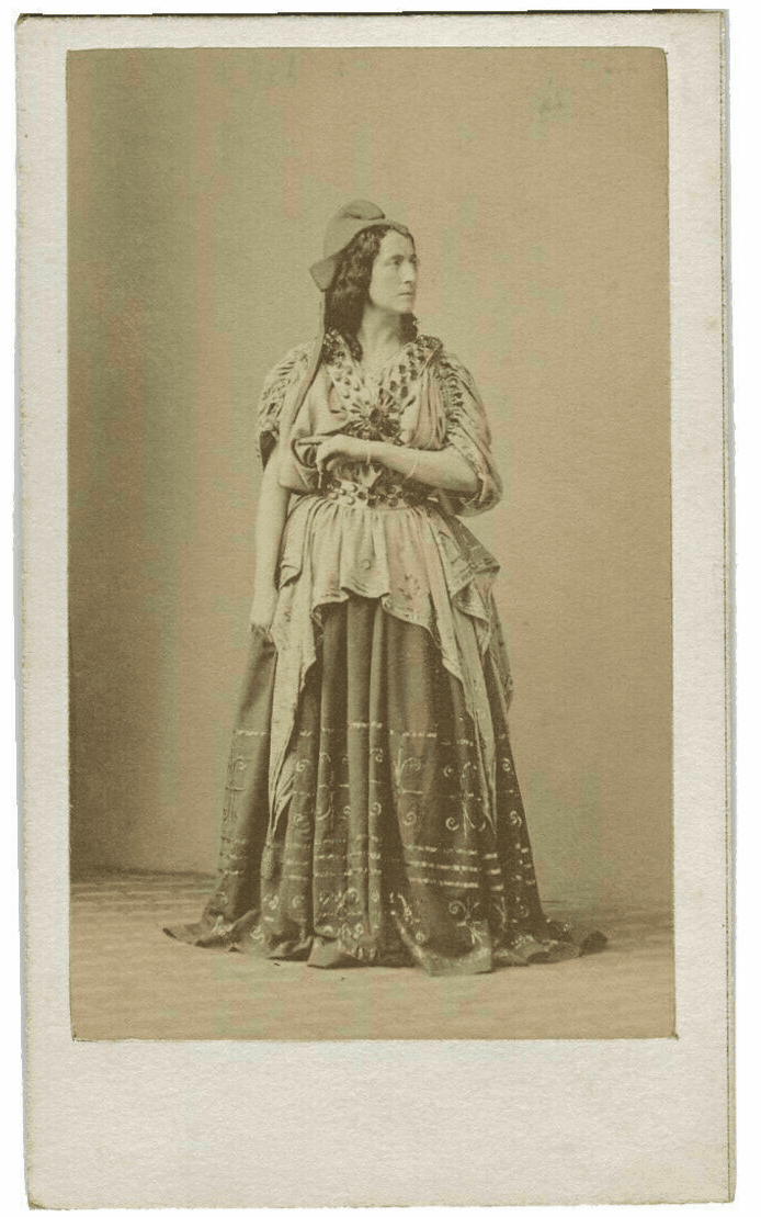 CDV Photographs DISDERI - Adelaide Ristori, Italian Actress Portrait c. 1862 image 1