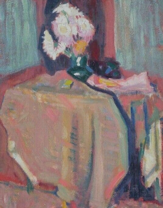 Philippe ZYSSET (1889-1974) Still Life, Flowers Painting image 1