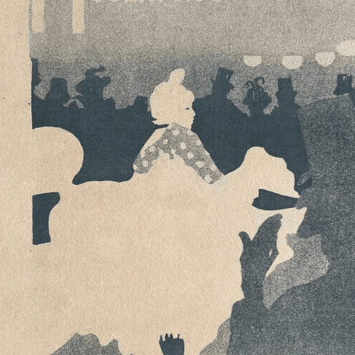 Vintage Print Print Moulin Rouge, Woman Dancing image 4