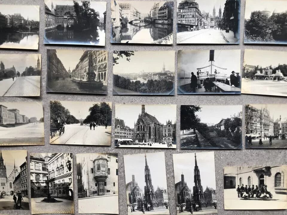 Vintage Photographs Lot x20 Europe Cityviews Landscape 1902 image 10