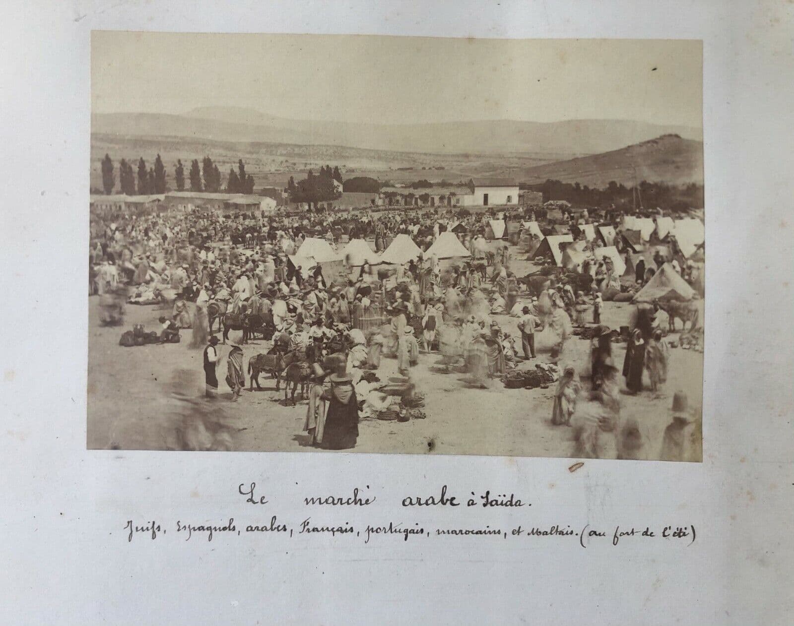 Vintage Photographs Antique Album 1885 Orientalism, Biskra, Algeria, Landscape image 5
