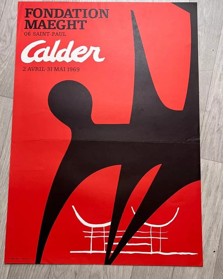 Vintage Poster Original Fondation Maeght - Alexander Calder 1969 image 4