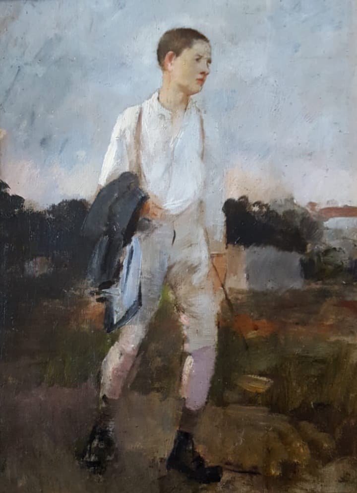 Man Walking with a Jacket image 1
