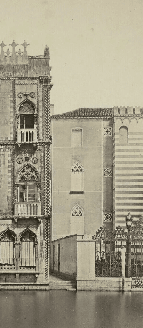 Antique Carlo Ponti (1820-1893) Palace of the Ca d'Oro Venice 1870 Photograph image 4