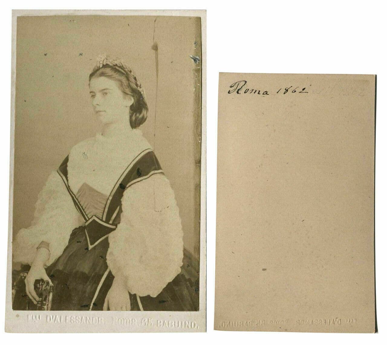 CDV Marie Sophie of Bavaria Sister of SISI Queen of the Two Sicilies