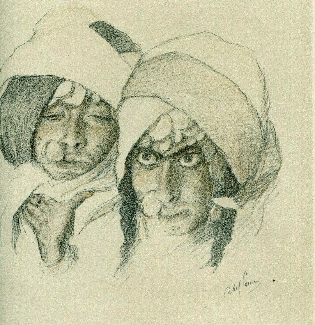 Abel Pfeffermann PANN (1883-1963) Bible, Billah, Zippah Lithography