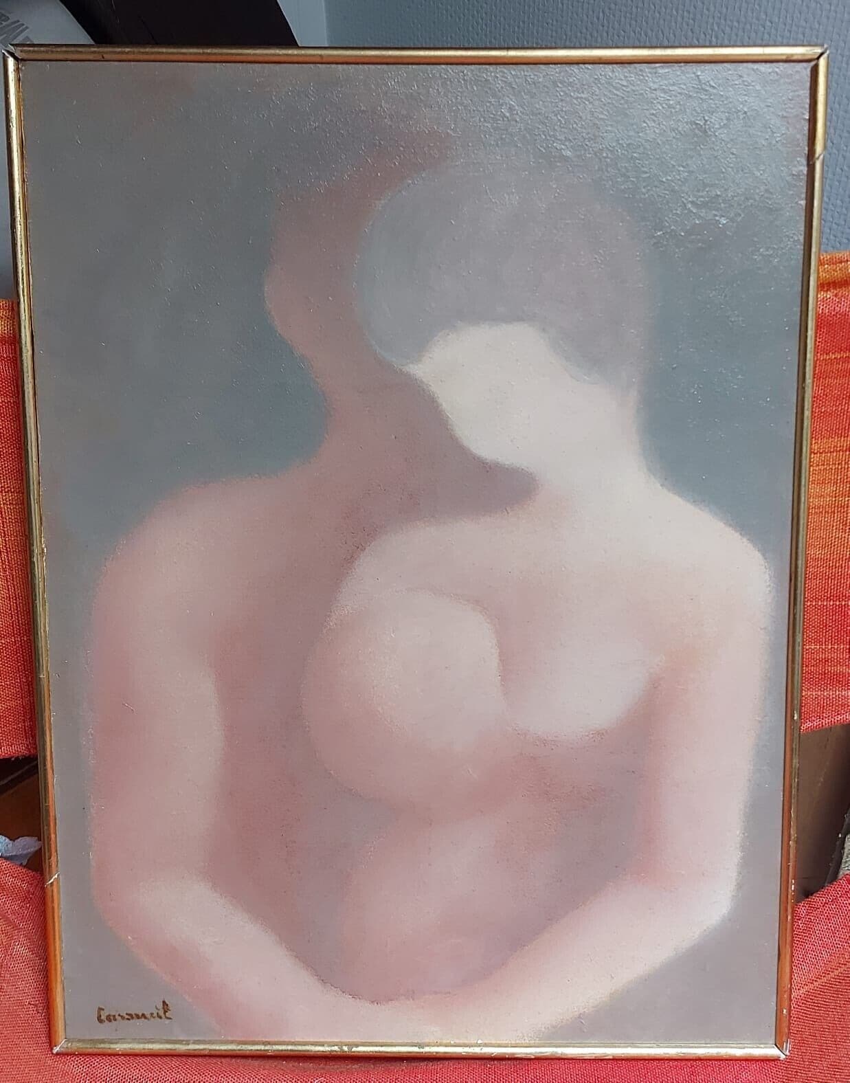 Louis CARMEIL (1920-1999) Maternity Painting