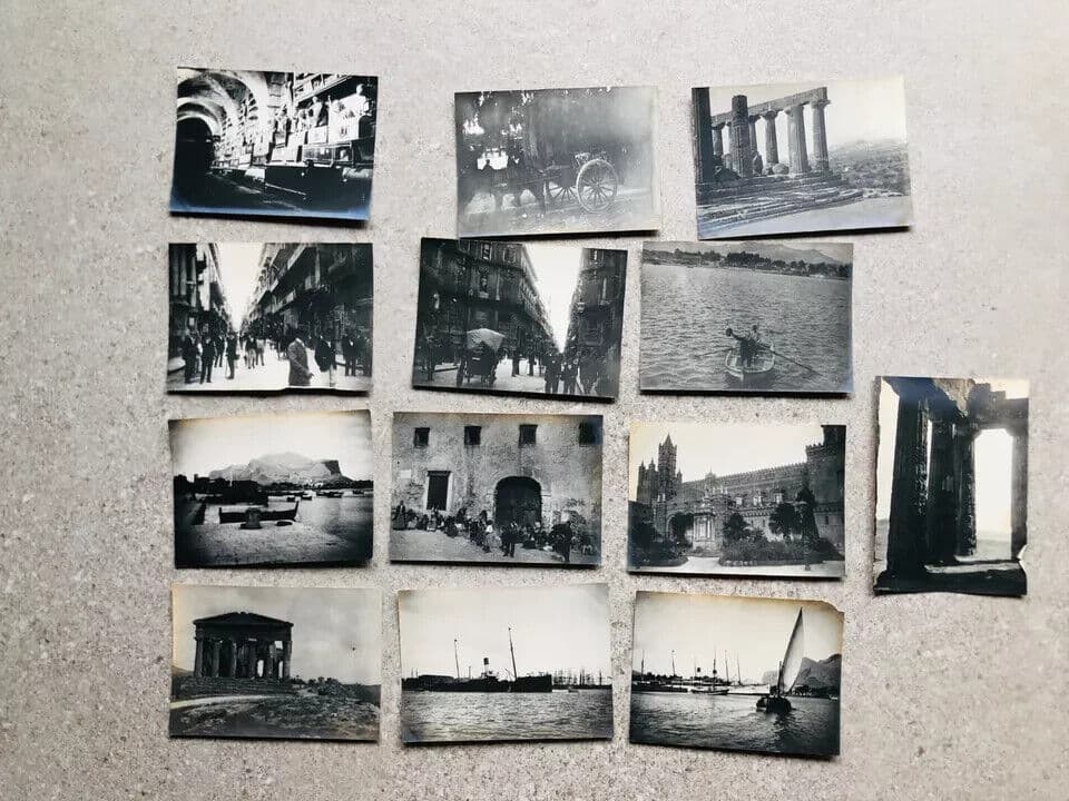 Vintage Photographs Lot x13 Italy Cityviews, Napoli Landscapes 1902 image 7