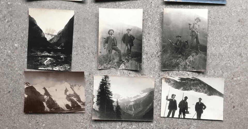 Vintage Photographs Lot x9 Mountain Landscape 1902 image 7