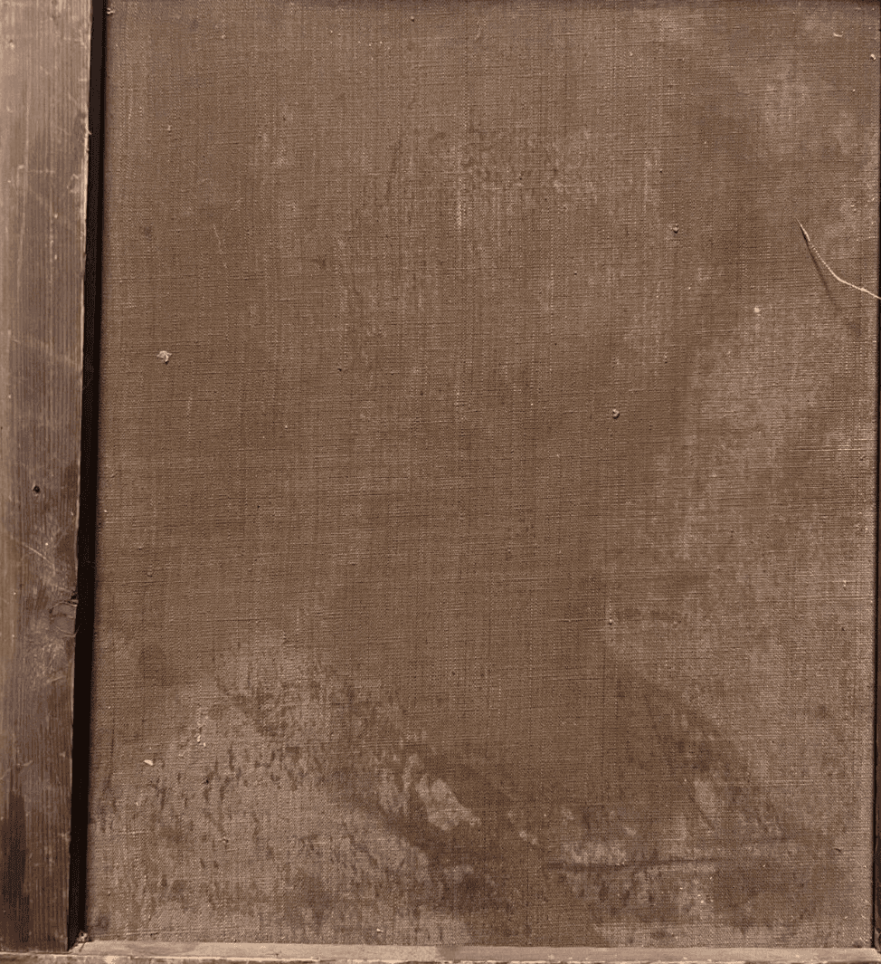 Antique Oil Original Painting Woman Portrait, Smile image 7