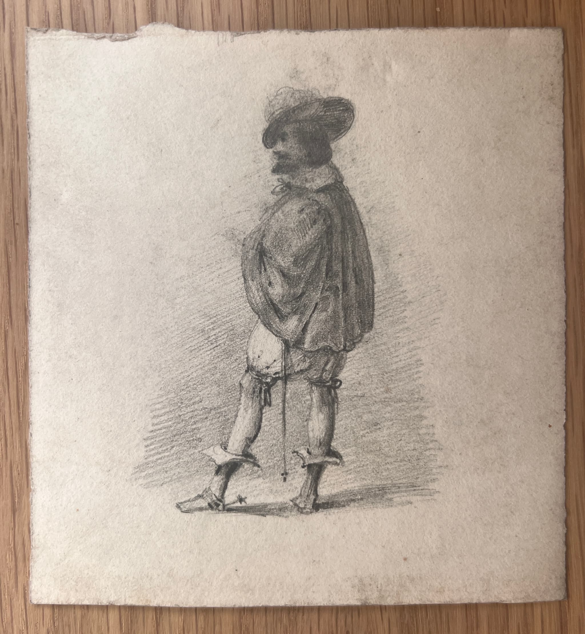 Military Man Portrait 19th century Drawing image 2
