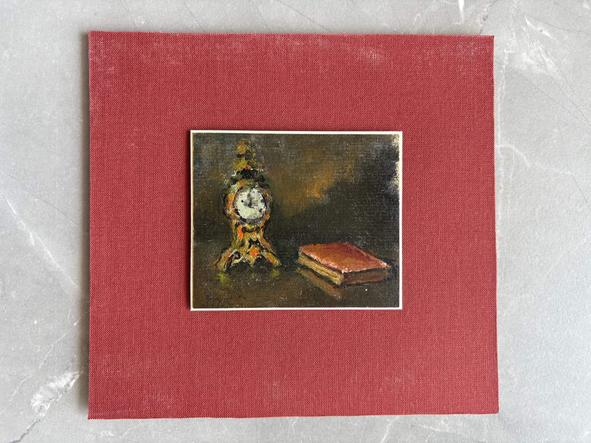 Per JUST (XX-XXI) Still Life, Clock, Book