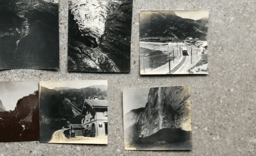 Vintage Photographs Lot x22 Eiger, Fiescherhorn, Wetterhorn, Alpnach 1902 image 2