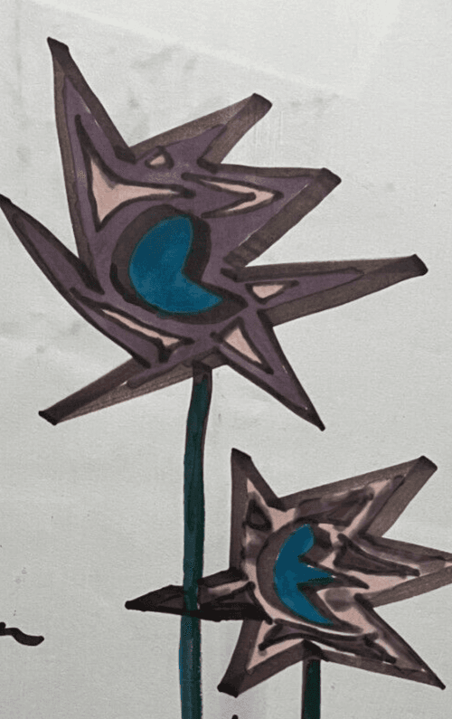 Original Art Contempory Vendredi 13, Flowers Jacques PRÉVERT (1900-1977) image 4
