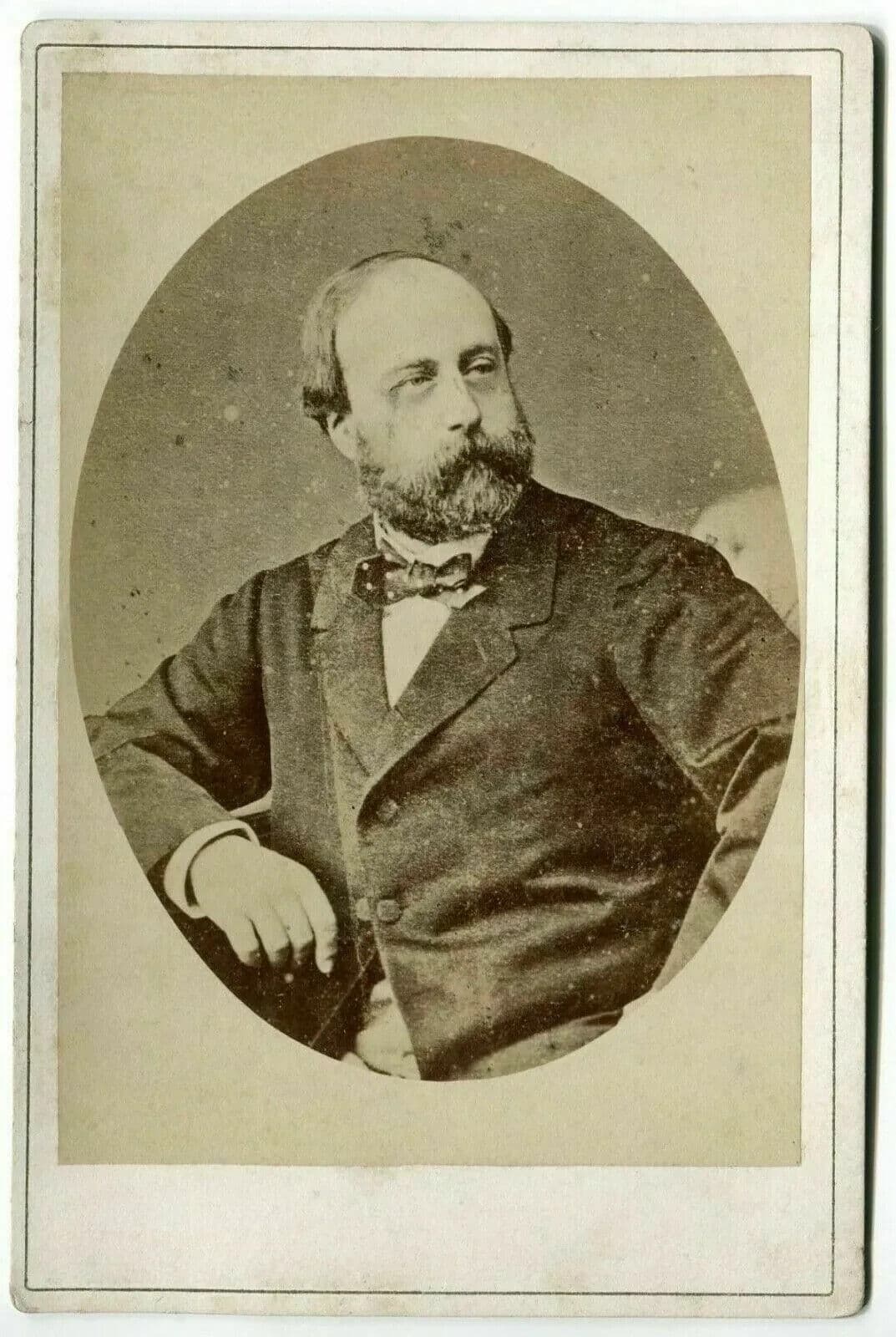 CDV Photograph J.ROUMANILLE Comte de Chambord - Cabinet Card c .1880 image 1