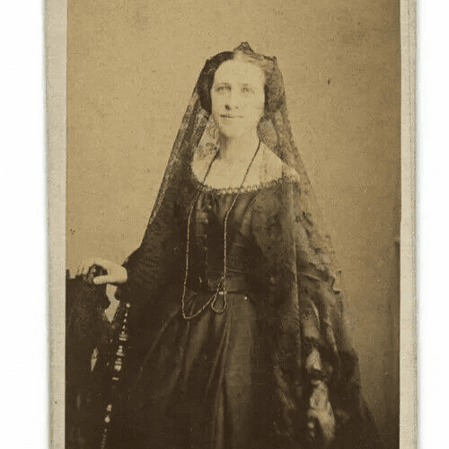 CDV Vintage Photographs AMALRIC - Comtesse de Sainte Marie  c. 1860 image 2