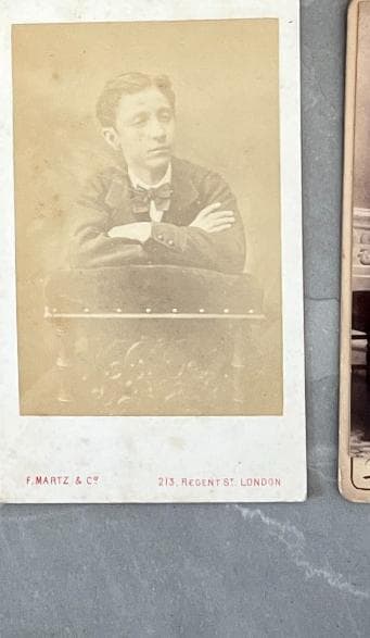 Lot of 10 Antique CDV Photos - 19th Century Children & Young Adults image 8