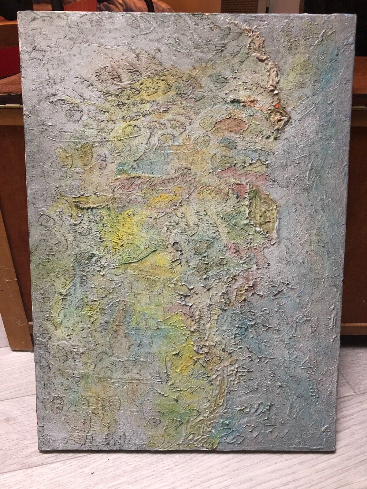 Modern Original Painting Abstract Blue, Dream image 2